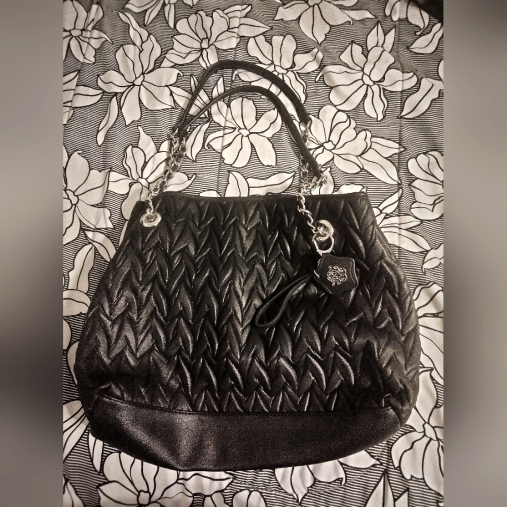 Jessica Simpson black designer purse